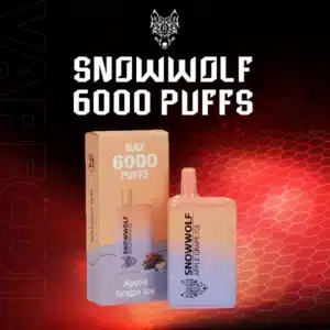 snowwolf 6000 puffs apple grape ice