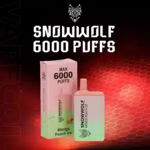 snowwolf 6000 puffs mango peach ice