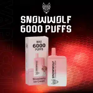 snowwolf 6000 puffs strawberry ice cream